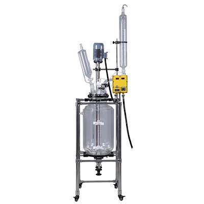 Explosion-proof glass reactors