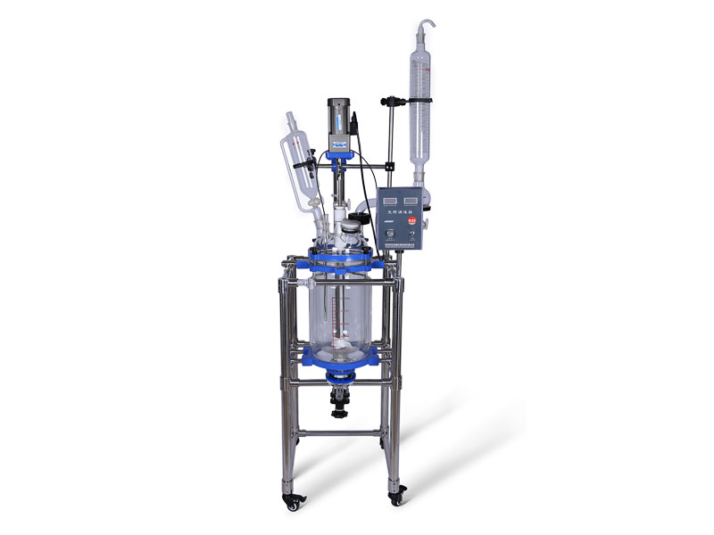 S-10L Double layer glass reactor
