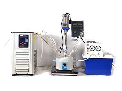 Complete single layer glass reactor system Complete single layer glass reactor system
