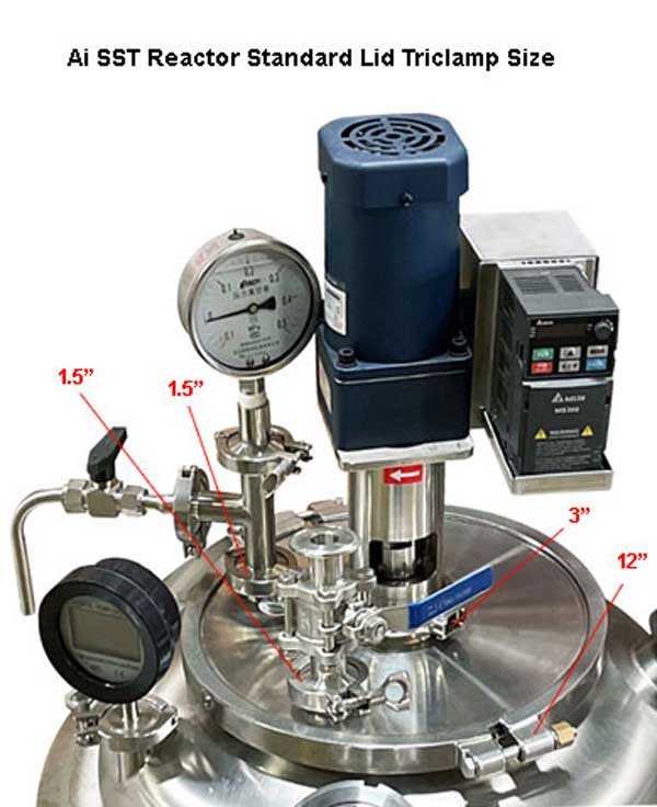 glass lined reactor agitator types